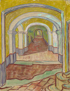 Vincent van Gogh - Corridor in the Asylum
