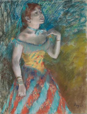 Edgar Degas - The Singer in Green, ca. 1884