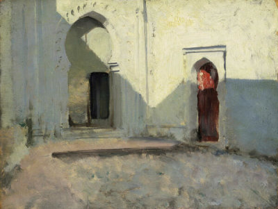 John Singer Sargent - Courtyard, Tétouan, Morocco